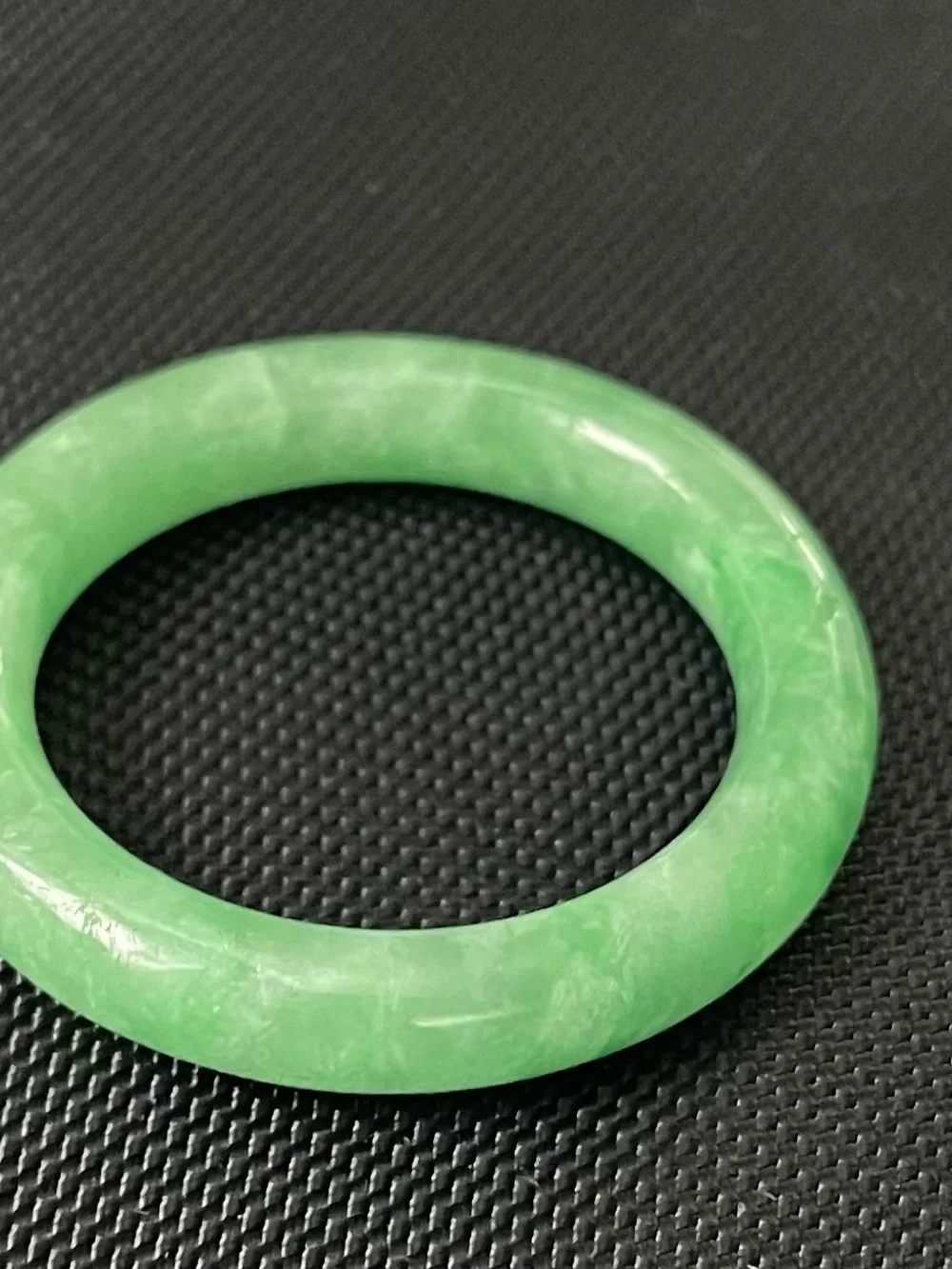 Green Jade Bangle Bracelet - Baby Jewelry